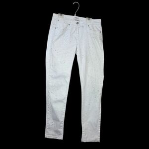 ⭐️Sandwich White Splatter Skinny Jeans Size 34